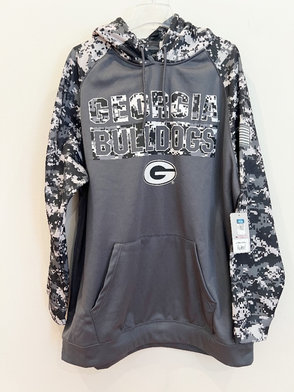 Georgia Bulldogs Hoodie Mens 2XT Colosseum Operation Hat Trick Camouflage NCAA